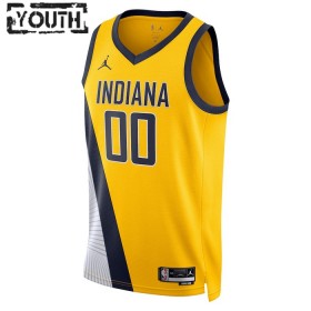 Maillot Enfant Indiana Pacers Bennedict Mathurin 00 2022-23 Jordan Statement Edition Navy Swingman